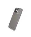 Apple iPhone 11 Kılıf Auto Focus Karbon Kapak - Gri