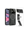 Apple iPhone 11 Kılıf Joy Lens Standlı Kapak - Mor