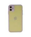 Apple iPhone 11 Kılıf Montreal Silikon Kapak - Mor