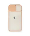 Apple İphone 11 Kılıf Palm Buzlu Kamera Sürgülü Silikon - Pembe