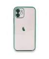 Apple İphone 11 Kılıf Razer Lensli Silikon - Yeşil