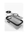 Apple İphone 11 Kılıf Teleskop Lens Magsafe Silikon Kapak - Siyah