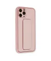 Apple İphone 11 Pro Kılıf Coco Deri Standlı Kapak - Pembe