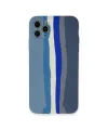 Apple İphone 11 Pro Kılıf Ebruli Lansman Silikon - Mavi-gri
