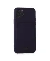 Apple İphone 11 Pro Kılıf Kelvin Kartvizitli Silikon - Derin Mor