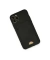 Apple İphone 11 Pro Kılıf Kelvin Kartvizitli Silikon - Siyah