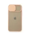 Apple İphone 11 Pro Kılıf Palm Buzlu Kamera Sürgülü Silikon - Pembe