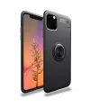 Apple İphone 11 Pro Kılıf Range Yüzüklü Silikon - Siyah