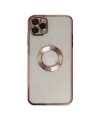 Apple İphone 11 Pro Kılıf Slot Silikon - Rose Gold