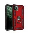 Apple İphone 11 Pro Kılıf Sofya Yüzüklü Silikon Kapak - Kırmızı