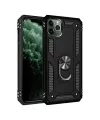 Apple İphone 11 Pro Kılıf Sofya Yüzüklü Silikon Kapak - Siyah