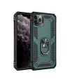 Apple iPhone 11 Pro Kılıf Sofya Yüzüklü Silikon Kapak - Yeşil