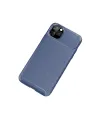 Apple İphone 11 Pro Max Kılıf Auto Focus Karbon Kapak - Lacivert
