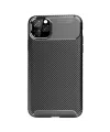 Apple İphone 11 Pro Max Kılıf Auto Focus Karbon Kapak - Siyah