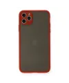 Apple İphone 11 Pro Max Kılıf Montreal Silikon Kapak - Kırmızı