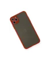 Apple iPhone 11 Pro Max Kılıf Montreal Silikon Kapak - Kırmızı