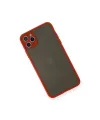 Apple İphone 11 Pro Max Kılıf Montreal Silikon Kapak - Kırmızı