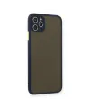 Apple iPhone 11 Pro Max Kılıf Montreal Silikon Kapak - Lacivert