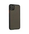 Apple iPhone 11 Pro Max Kılıf Montreal Silikon Kapak - Siyah