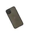 Apple iPhone 11 Pro Max Kılıf Montreal Silikon Kapak - Siyah