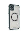 Apple İphone 11 Pro Max Kılıf Prag Magneticsafe Kapak - Koyu Yeşil