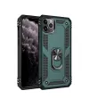 Apple İphone 11 Pro Max Kılıf Sofya Yüzüklü Silikon Kapak - Yeşil