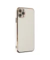 Apple iPhone 11 Pro Max Kılıf Volet Silikon - Beyaz