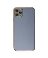 Apple iPhone 11 Pro Max Kılıf Volet Silikon - Mavi