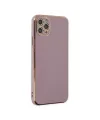 Apple iPhone 11 Pro Max Kılıf Volet Silikon - Mor