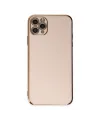 Apple iPhone 11 Pro Max Kılıf Volet Silikon - Pembe