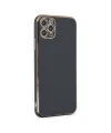 Apple iPhone 11 Pro Max Kılıf Volet Silikon - Siyah