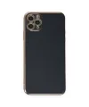 Apple iPhone 11 Pro Max Kılıf Volet Silikon - Siyah