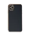 Apple İphone 11 Pro Max Kılıf Volet Silikon - Siyah