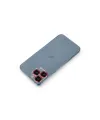 Apple İphone 11 Pro Metal Kamera Lens Koruma Cam - Kırmızı