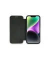 Apple İphone 12 Kılıf Dolpin Kapaklı - Koyu Yeşil