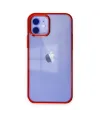 Apple İphone 12 Kılıf Element Silikon - Kırmızı