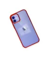 Apple İphone 12 Kılıf Element Silikon - Kırmızı