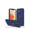 Apple İphone 12 Kılıf Elit Yüzüklü Kapak - Lacivert