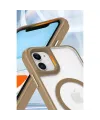 Apple İphone 12 Kılıf Enka Magsafe Silikon Kılıf - Şeffaf