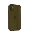 Apple İphone 12 Kılıf Fly Lens Silikon - Siyah