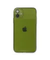 Apple İphone 12 Kılıf Fly Lens Silikon - Yeşil