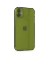Apple İphone 12 Kılıf Fly Lens Silikon - Yeşil