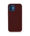 Apple İphone 12 Kılıf Lansman Legant Silikon - Bordo