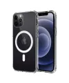 Apple iPhone 12 Kılıf Magneticsafe Şeffaf Silikon - Şeffaf