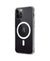 Apple iPhone 12 Kılıf Magneticsafe Şeffaf Silikon - Şeffaf