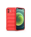 Apple İphone 12 Kılıf Optimum Silikon - Kırmızı