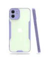 Apple İphone 12 Kılıf Platin Silikon - Lila