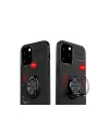 Apple İphone 12 Kılıf Range Yüzüklü Silikon - Kırmızı