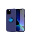 Apple İphone 12 Kılıf Range Yüzüklü Silikon - Mavi
