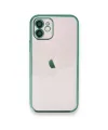 Apple İphone 12 Kılıf Razer Lensli Silikon - Yeşil